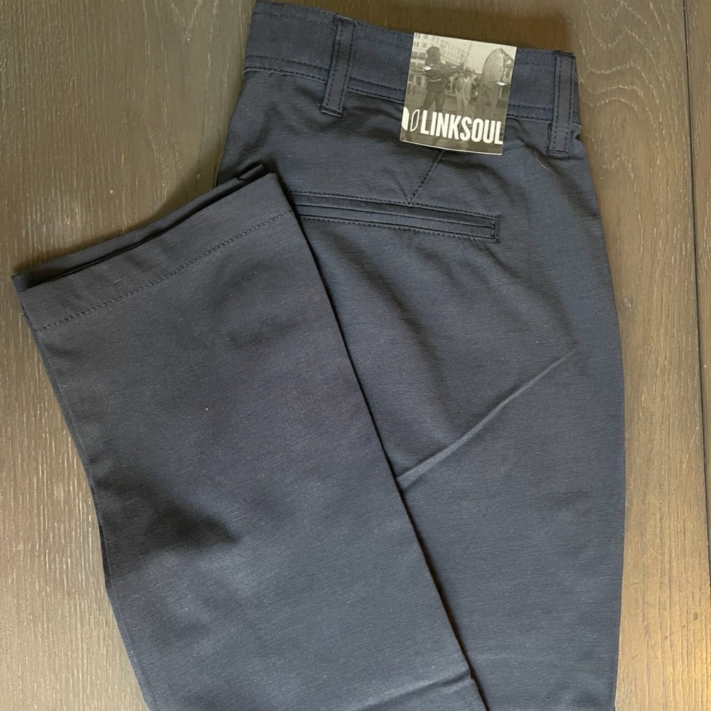 Men’s LinkSoul 31 x 32 Navy Chino Boardwalker Pant